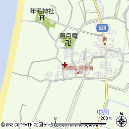 福岡県福津市勝浦979周辺の地図