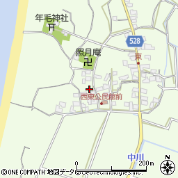福岡県福津市勝浦988周辺の地図