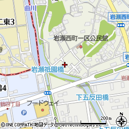 福岡県中間市岩瀬西町2周辺の地図