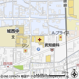 ＤＣＭ竹原店周辺の地図