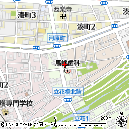 前川補正　本店周辺の地図
