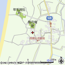 福岡県福津市勝浦989周辺の地図