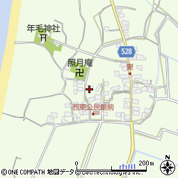 福岡県福津市勝浦1001周辺の地図
