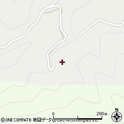 徳島県那賀郡那賀町当山横尾20周辺の地図