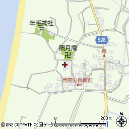福岡県福津市勝浦992周辺の地図