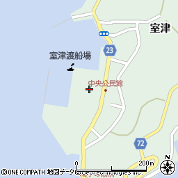 「道の駅」上関海峡公衆トイレ周辺の地図