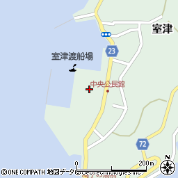道の駅　上関海峡周辺の地図