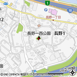 長野一西公園周辺の地図