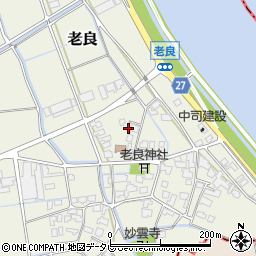 福岡県遠賀郡遠賀町老良357-1周辺の地図