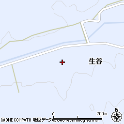 徳島県阿南市新野町生谷50周辺の地図
