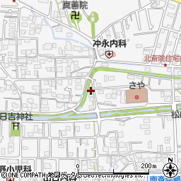 愛媛県松山市北斎院町108周辺の地図