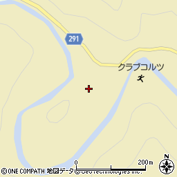 徳島県那賀町（那賀郡）谷内周辺の地図