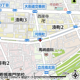 河原町周辺の地図