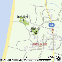 福岡県福津市勝浦995周辺の地図