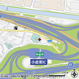 ファミリーマート小倉長野店周辺の地図