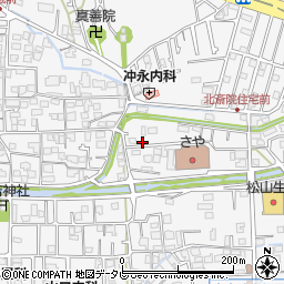 愛媛県松山市北斎院町103周辺の地図
