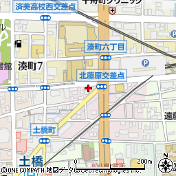 ドコモショップ松山北藤原店周辺の地図