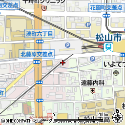 愛媛県松山市北藤原町12周辺の地図