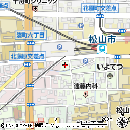 愛媛県松山市永代町16周辺の地図