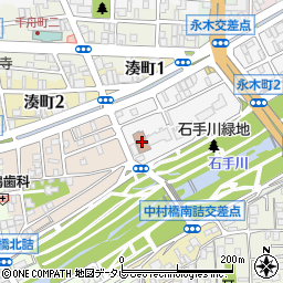 ながきの杜・えひめ文化健康センター周辺の地図