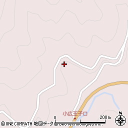 和歌山県田辺市中辺路町野中58周辺の地図