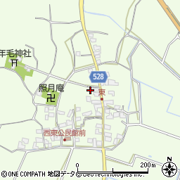 福岡県福津市勝浦1075周辺の地図