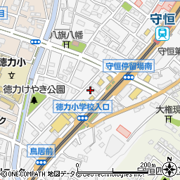 ＴＳＵＴＡＹＡ徳力店別館周辺の地図