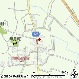 福岡県福津市勝浦1077周辺の地図