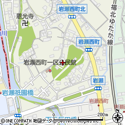 福岡県中間市岩瀬西町7周辺の地図