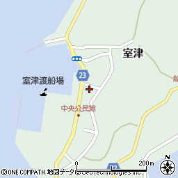 山口県熊毛郡上関町室津832周辺の地図