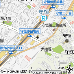 竹林亭守恒店周辺の地図
