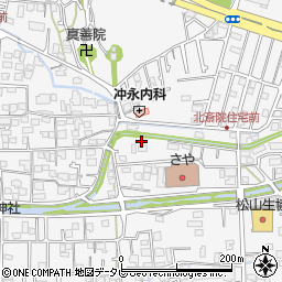 愛媛県松山市北斎院町102周辺の地図