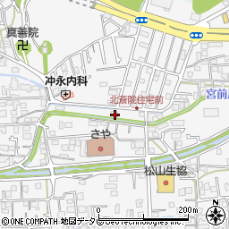 愛媛県松山市北斎院町89-4周辺の地図