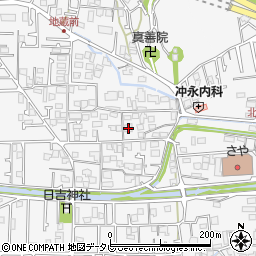 愛媛県松山市北斎院町171周辺の地図