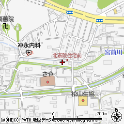 愛媛県松山市北斎院町68周辺の地図