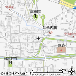 愛媛県松山市北斎院町178周辺の地図
