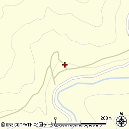 高知県長岡郡大豊町立川下名630周辺の地図