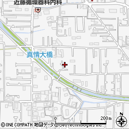 愛媛県松山市北斎院町951-9周辺の地図