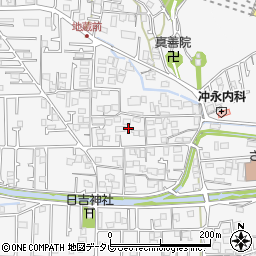 愛媛県松山市北斎院町166周辺の地図