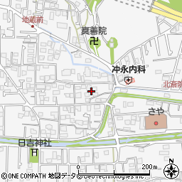 愛媛県松山市北斎院町176周辺の地図