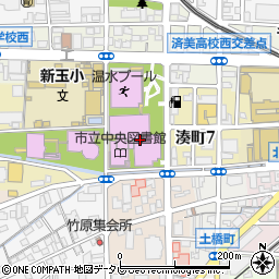 松山市総合コミュニティセンター文化ホール（キャメリアホール）周辺の地図