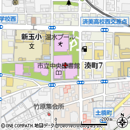 松山市総合コミュニティセンター文化ホール（キャメリアホール）周辺の地図