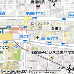 株式会社三福綜合不動産　総合受付周辺の地図