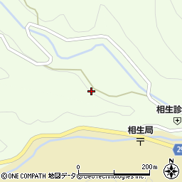 徳島県那賀町（那賀郡）井ノ谷（下地）周辺の地図