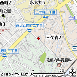 仲道畳店周辺の地図