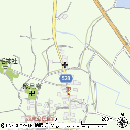 福岡県福津市勝浦1086周辺の地図