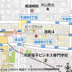 愛媛信用金庫湊町支店周辺の地図