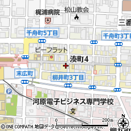 アヅマヤ化粧品店周辺の地図