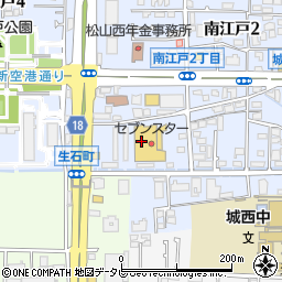 セブンスター（スーパーマーケット）南江戸店周辺の地図