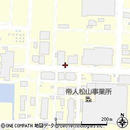 帝人株式会社　松山事業所　北地区周辺の地図